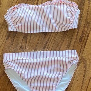 NWOT Red and White Bikini